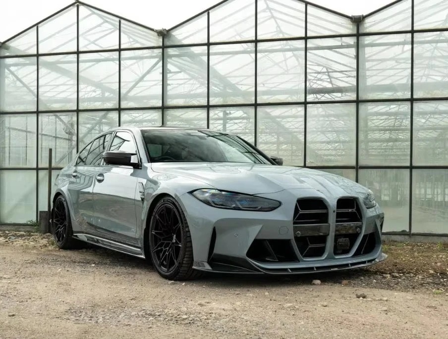 Hot Sale CT Style Dry Carbon Fiber Front Lip for M3 G80 M4 G82 G83 Front  Bumper Lip Car Accessories